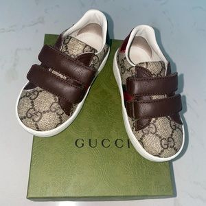 ❗️SOLD❗️Toddler Ace GG supreme Gucci sneakers